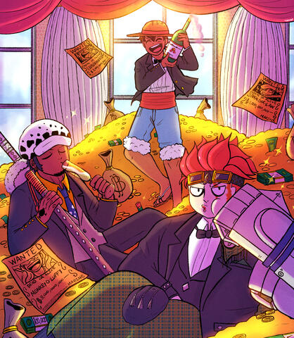 Luffy, Law and Kid (June 2022)