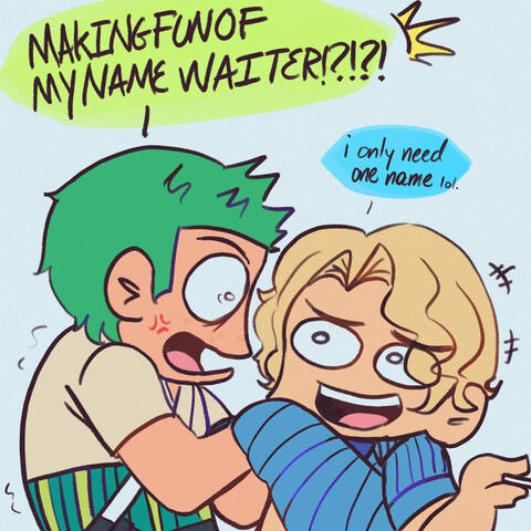 Zoro and Sanji Live Action Parody Comic (September 2023)