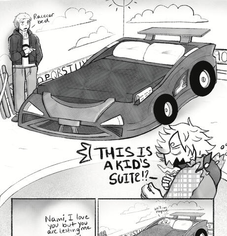 Page from Love Impaired Fanbook (June 2022)