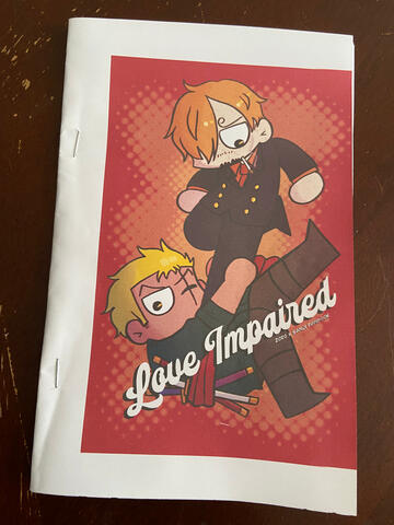 Printed cover of Love Impaired Fanbook (June 2022)